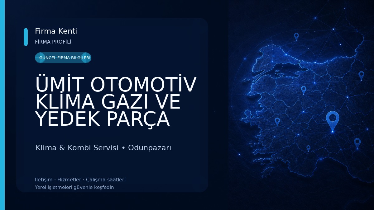 ÜMİT OTOMOTİV KLİMA GAZI VE YEDEK PARÇA