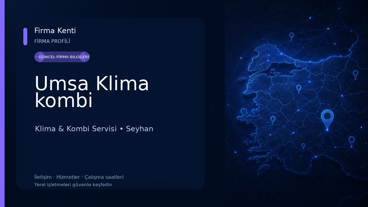 Umsa Klima kombi Klima & Kombi Servisi