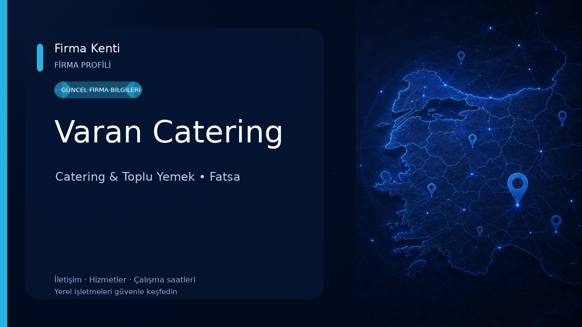 Varan Catering Catering & Toplu Yemek