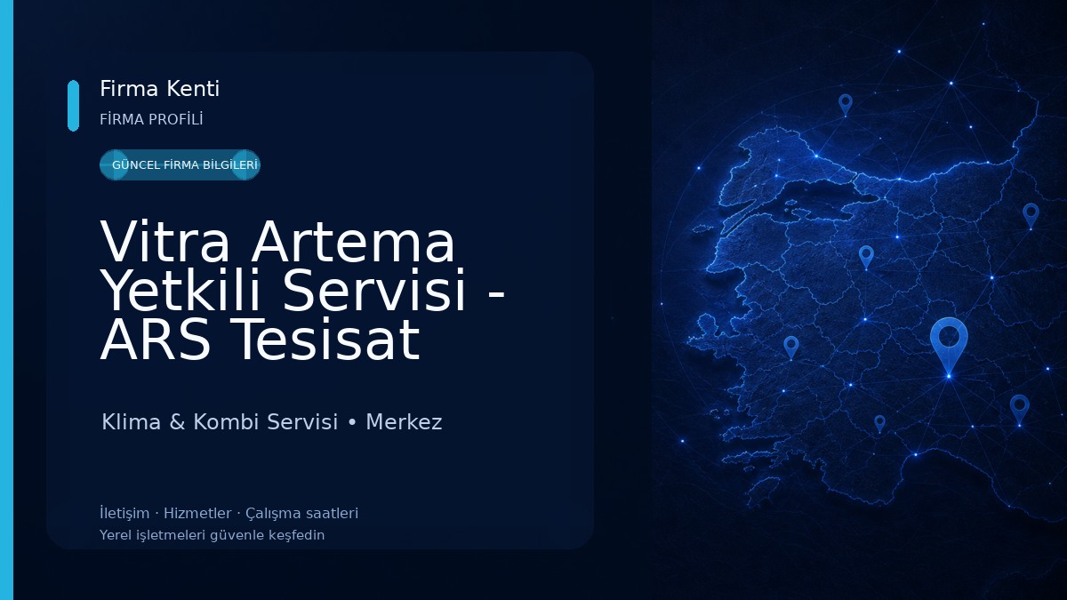 Vitra Artema Yetkili Servisi - ARS Tesisat Klima & Kombi Servisi