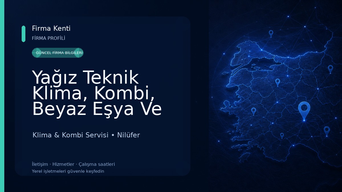 Yağız Teknik Klima, Kombi, Beyaz Eşya Ve Doğalgaz Tesisat Tadilat Proje Klima & Kombi Servisi
