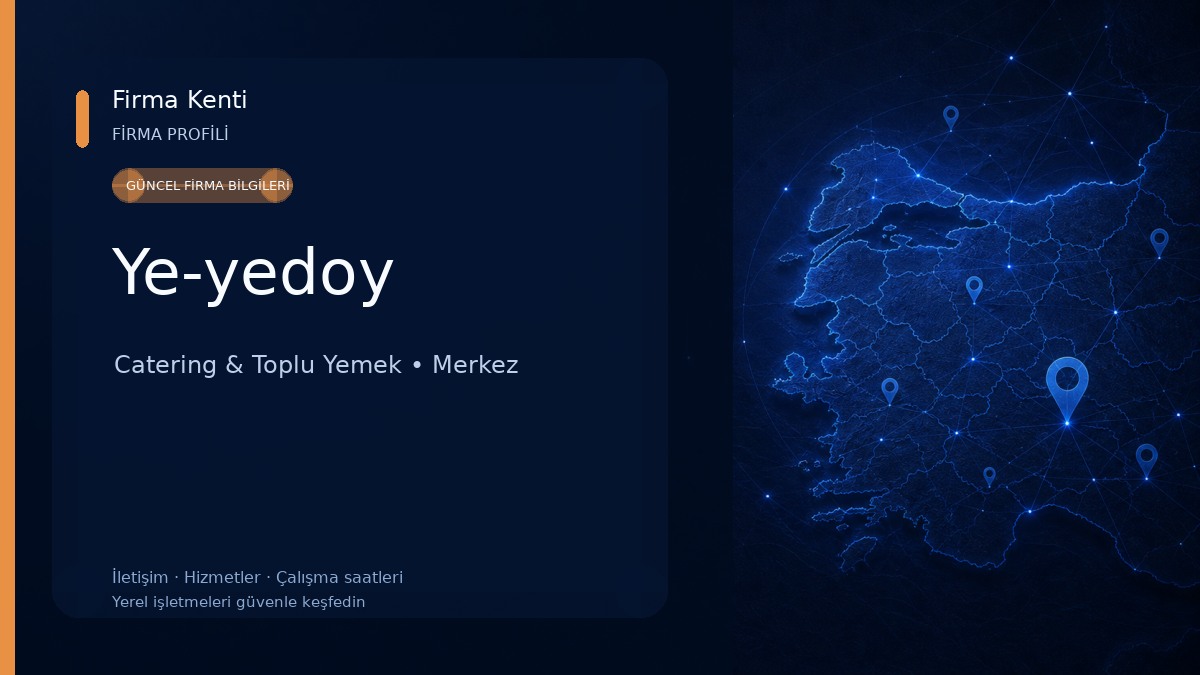 Ye-yedoy Catering & Toplu Yemek