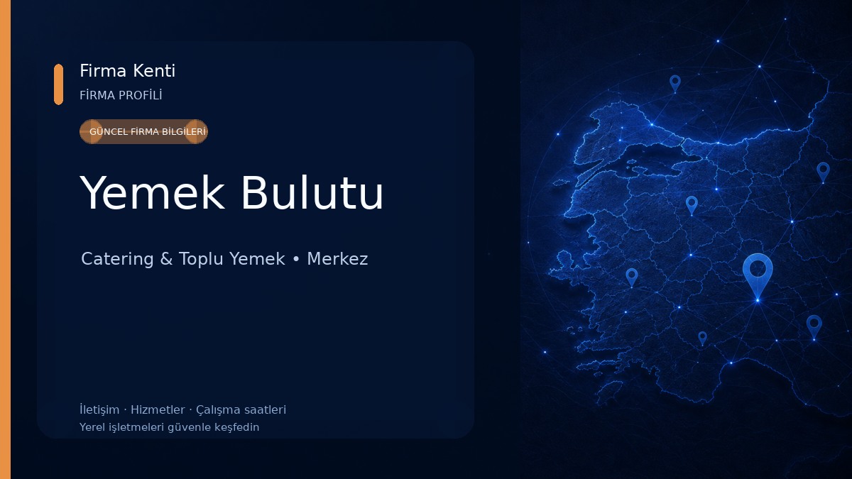 Yemek Bulutu Catering & Toplu Yemek