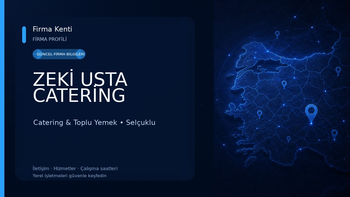 ZEKİ USTA CATERİNG Catering & Toplu Yemek